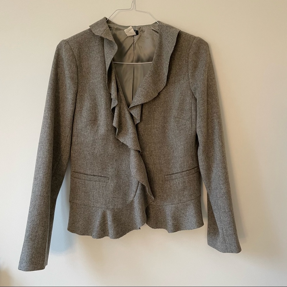 Gray Wool Blazer